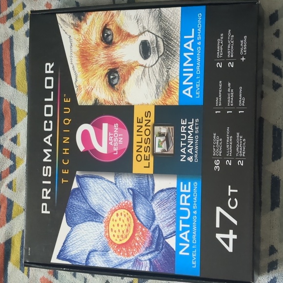 Prismacolor Technique - 2 Sets, Level 1 Drawing & Shading Nature And Ani… - Picture 1 of 9